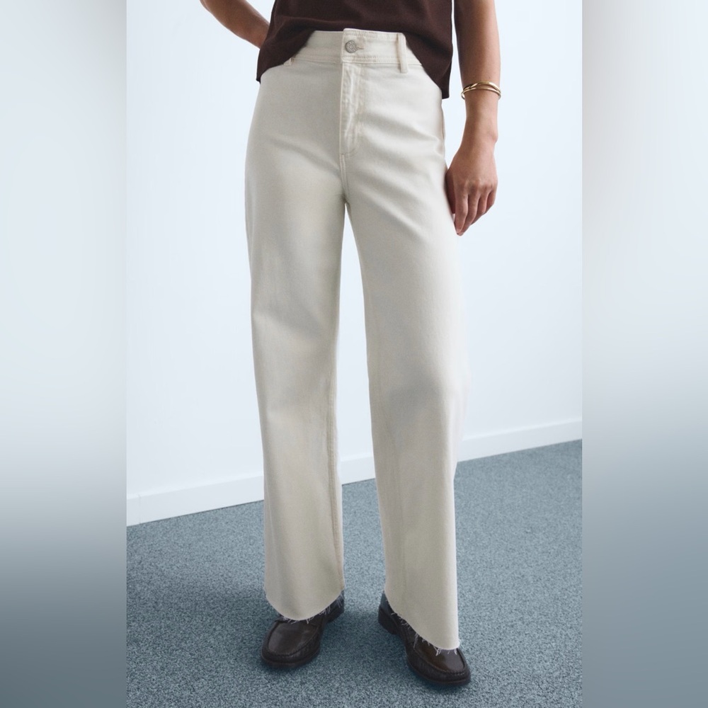 NWT Mango Catherine Culotte High Rise Jeans size 4